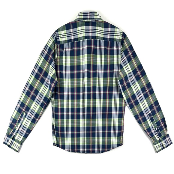 Abercrombie & Fitch Elk Lake Green Plaid Shirt - Picture 3 of 9